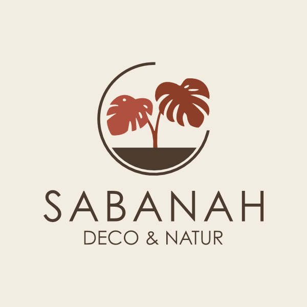 diseño de logotipo para floristería Sabanah